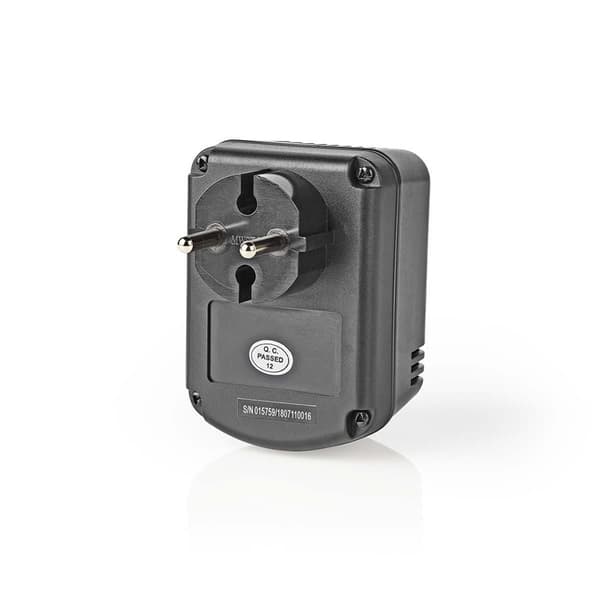 Nedis Strøm Converter | Nettstrøm drevet | 230 V AC 50 Hz | 30 W | Jordet kontakt | Sort