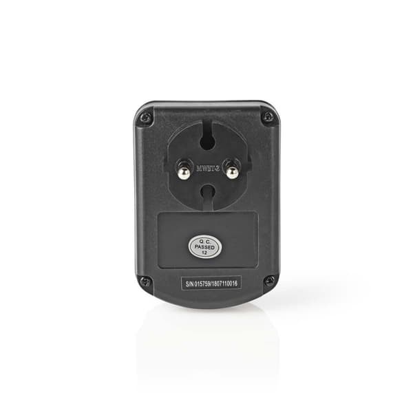 Nedis Strøm Converter | Nettstrøm drevet | 230 V AC 50 Hz | 30 W | Jordet kontakt | Sort Sort