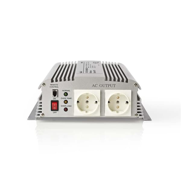 Nedis Power Inverter Modificeret sinus | Indgangsspænding: 12 V DC | Enhedens strømudgangsforbindelse: Type F (CEE 7/3) | 230 V AC 50 Hz | 1700 W | Pe Grå