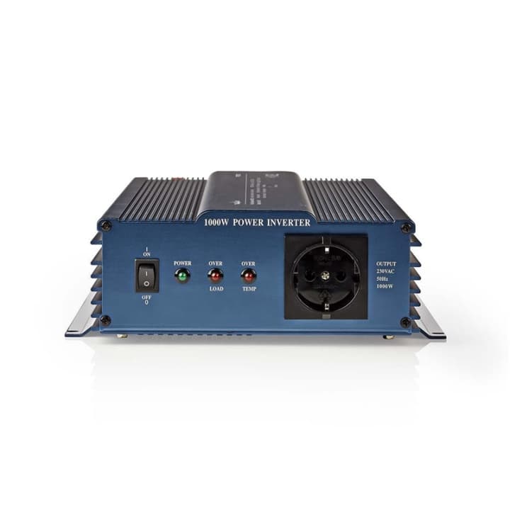 Nedis Strömväxelriktare | 12 V DC - 230 V AC | 1000 W | 1x Schuko-uttag