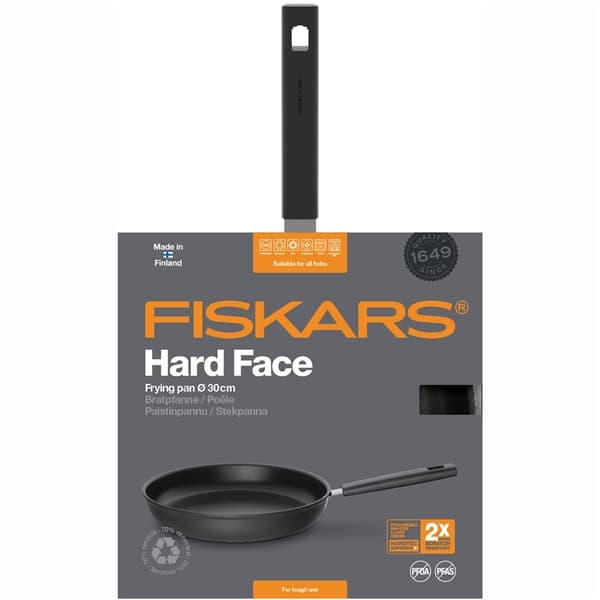 Fiskars Stekepanne 30 cm Hard Face