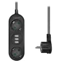 Miniatyrbillede 1 af 3: LogiLink Grenuttag Jordat 3vägs 3xUSB F