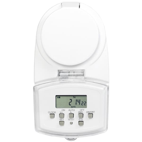 LogiLink Utendørs timer Digital 1800W IP44
