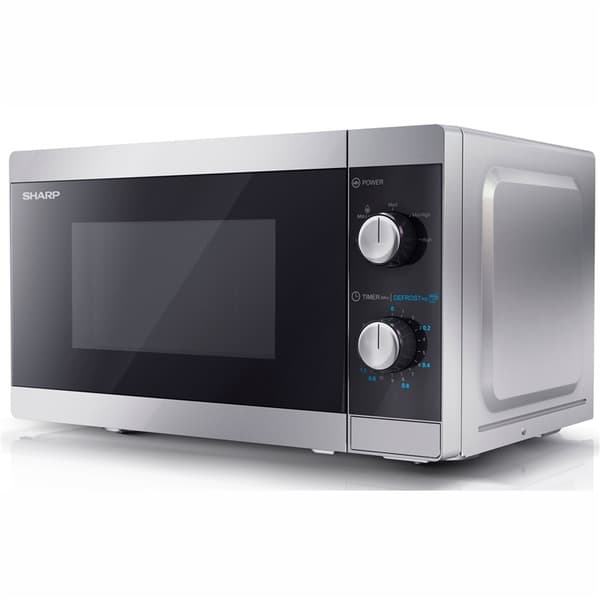 Sharp Microvågsugn 20l Mekanisk panel 800W Silver