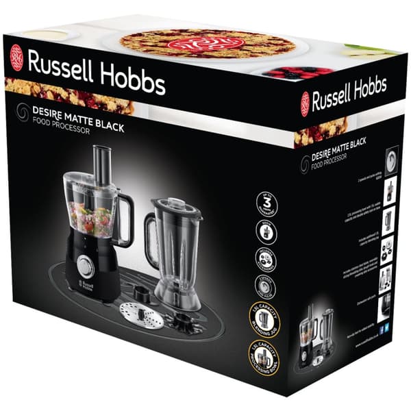 Russell Hobbs Kjøkkenmaskin 24732-56 Svart kjøkkenmaskin
