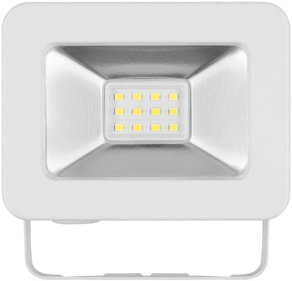 Goobay LED-strålkastare för utomhusbruk, 10 W med 850 lm, neutralt vitt ljus (4000 K) och M16 kabelgenomföring, lämplig för utomhusbruk (IP65)