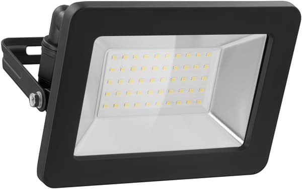 Goobay Utendørs LED-lyskaster, 50 W med 4250 lm, nøytralt hvitt lys (4000 K) og M16-kabelgjennomføring, egnet for utendørs bruk (IP65)