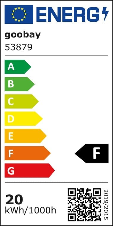 Goobay Utendørs LED-lyskaster, 20 W, med bevegelsesdetektor med 1700 lm, nøytralt hvitt lys (4000 K), PIR-sensor med PÅ/AV-funksjon og M16-kabelgjenno