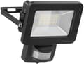 Miniatyrbilde 2 av 9: Goobay Utendørs LED-lyskaster, 20 W, med bevegelsesdetektor med 1700 lm, nøytralt hvitt lys (4000 K), PIR-sensor med PÅ/AV-funksjon og M16-kabelgjenno