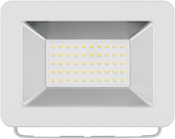 Goobay Utendørs LED-lyskaster, 50 W med 4250 lm, nøytralt hvitt lys (4000 K) og M16-kabelgjennomføring, egnet for utendørs bruk (IP65)