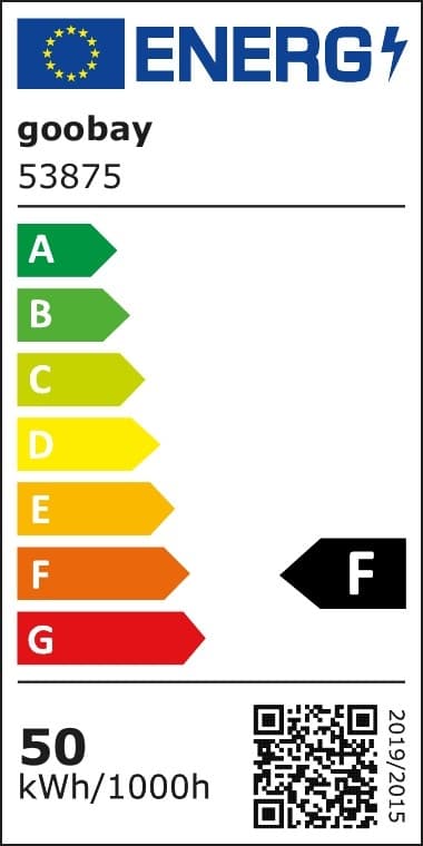 Goobay Utendørs LED-lyskaster, 50 W med 4250 lm, nøytralt hvitt lys (4000 K) og M16-kabelgjennomføring, egnet for utendørs bruk (IP65)