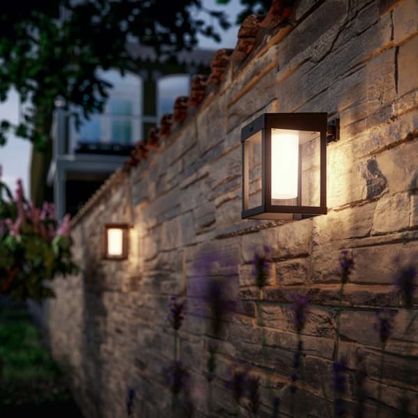 Philips Camill Vägglampa Solcell Ultra Efficient LED 25lm/250lm Svart