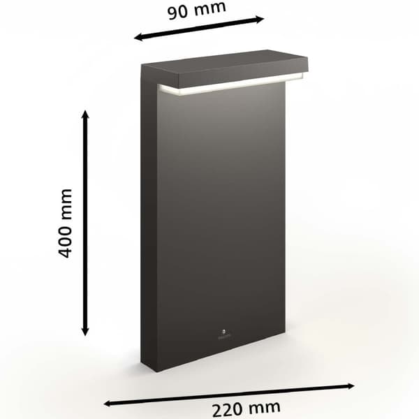 Philips Bustan Pedistal Ultra Efficient LED 3,8W 800lm Antracit