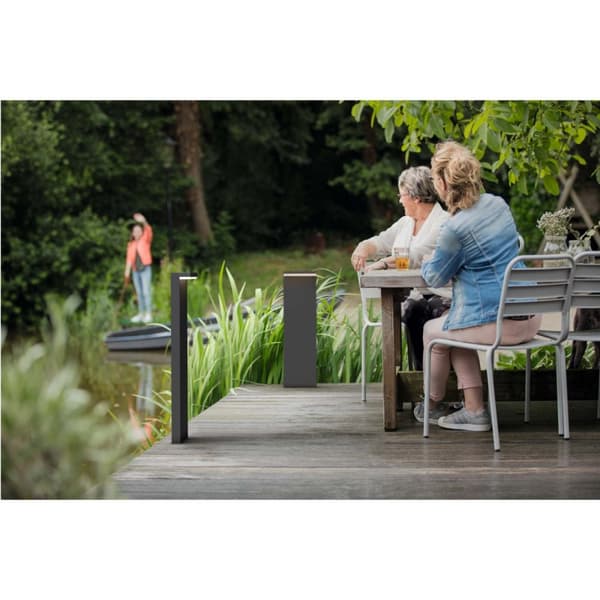 Philips Bustan Pollare Ultra Efficient LED 3,8W 800lm 2700K Antrasitt