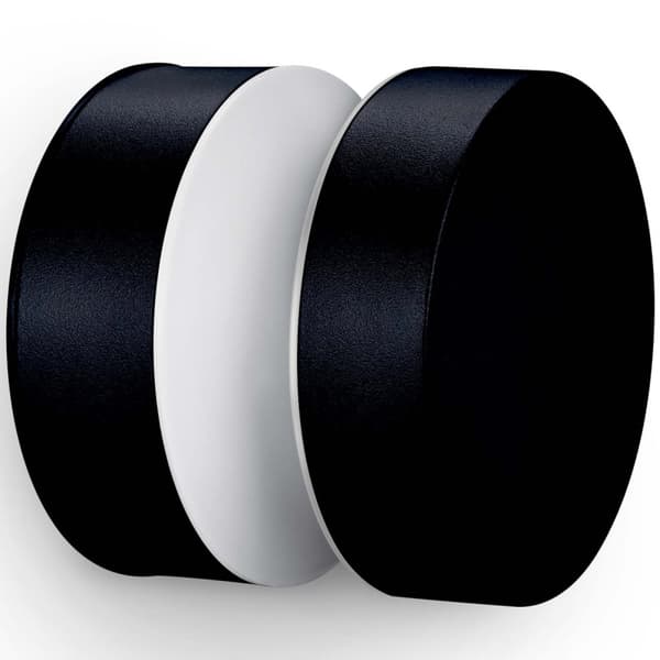 Philips Laven LED-vegglampe i rustfritt stål svart IP44 varmhvit 6W 600lm
