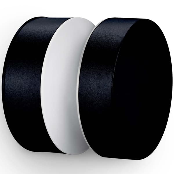 Philips Laven LED-vegglampe i rustfritt stål svart IP44 varmhvit 6W 600lm Sort