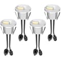 Miniatyrbilde 2 av 7: Llitt Allan Steplight-sett 4-pk inkl. strømadapter 12V 3000K 5lm IP67
