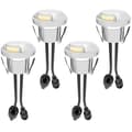 Miniatyrbilde 1 av 7: Llitt Allan Steplight-sett 4-pk inkl. strømadapter 12V 3000K 5lm IP67