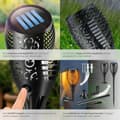 Miniatyrbild 4 av 10: 6-pack solcellslampor Flare, LED, skymningssensor - svart
