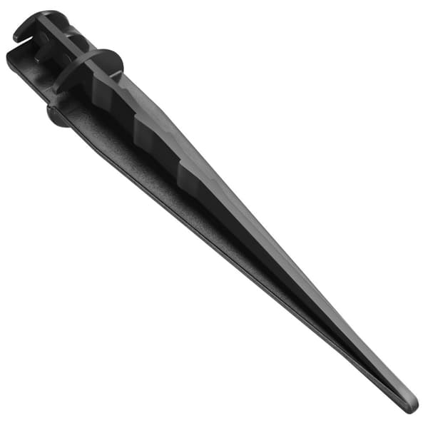 6-pack solcellslampor Flare, LED, skymningssensor - svart