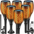 Miniatyrbild 1 av 10: 6-pack solcellslampor Flare, LED, skymningssensor - svart