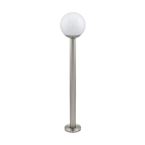 Eglo Nisia-Z utomhuslampa i rostfritt stål och vitt H98 - RGB + TW - Zigbee, Bluetooth Rostfritt stål, Vit