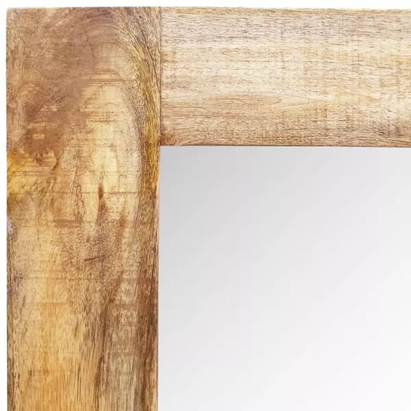 vidaXL Rektangel Vegg Speil med treramme 120 x 60 cm