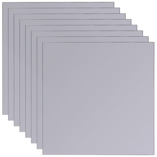vidaXL rammeløse spejlfliser 8 dele 20,5 cm glas