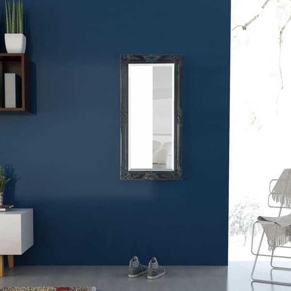 vidaXL Seinäpeili Barokkityylinen 100x50 cm Musta