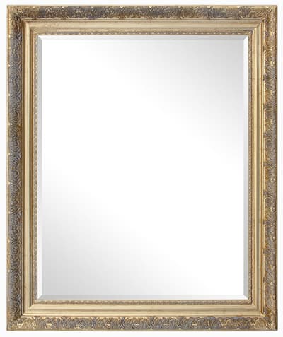 38x48 cm, spegel i guld