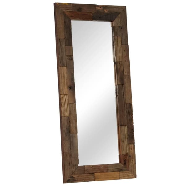 vidaXL spejl 50 x 110 cm massivt genbrugstræ