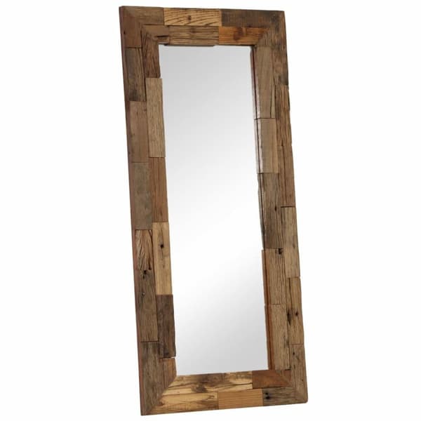 vidaXL spejl 50 x 110 cm massivt genbrugstræ