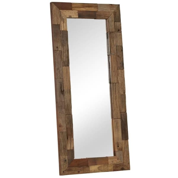 vidaXL spejl 50 x 110 cm massivt genbrugstræ