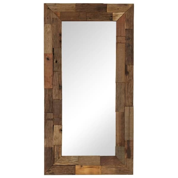 vidaXL spejl 50 x 110 cm massivt genbrugstræ