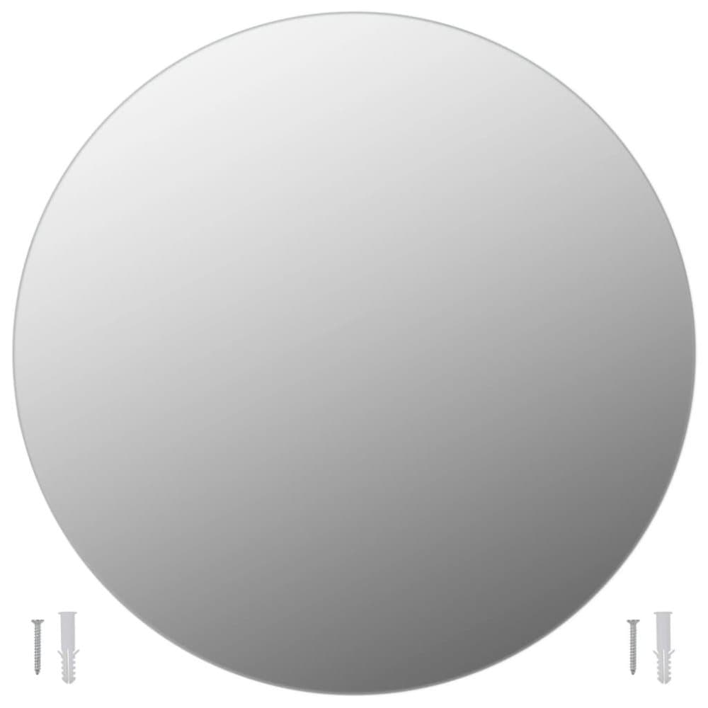 vidaXL vægspejl 70 cm rundt glas