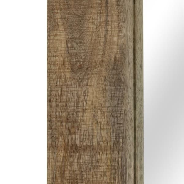 vidaXL Spegel i massivt mangoträ 50x80 cm