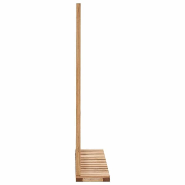 vidaXL Baderomsspeil 60x12x62 cm heltre valnøtt