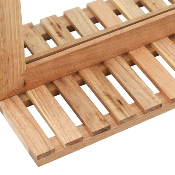 vidaXL Baderomsspeil 60x12x62 cm heltre valnøtt