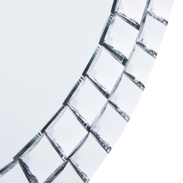 vidaXL Väggspegel 60 cm härdat glas