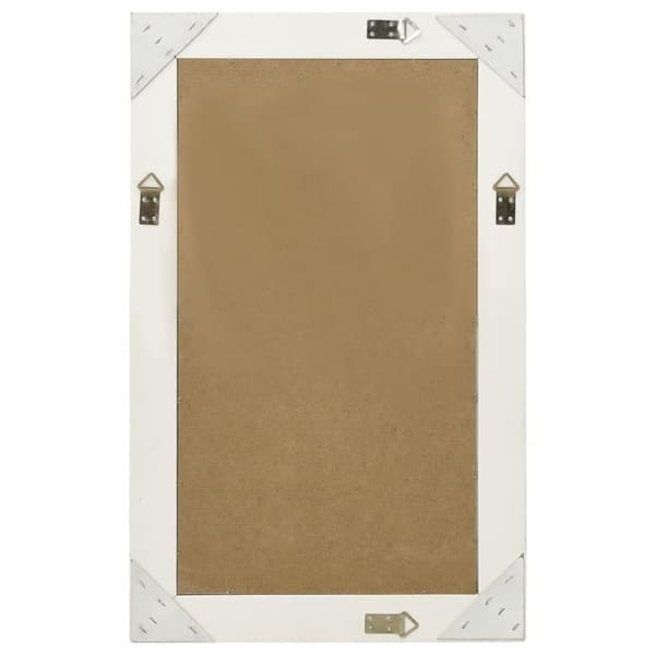 vidaXL Väggspegel barockstil 50x80 cm vit