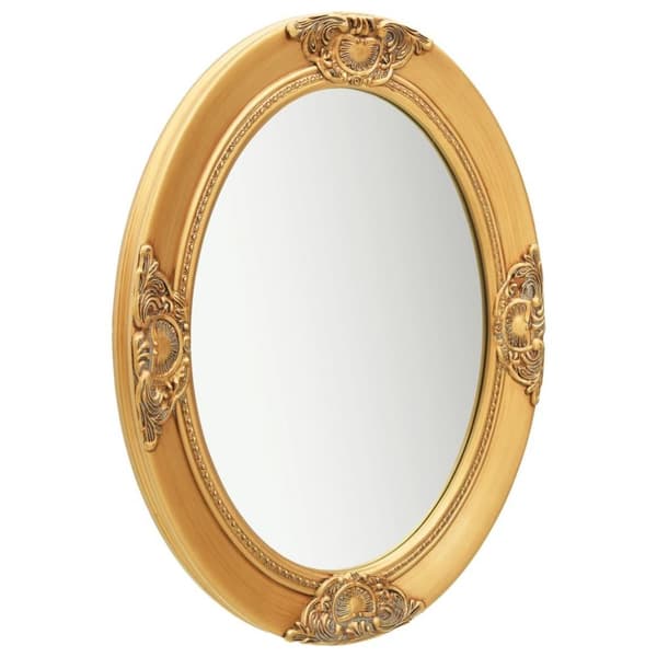 vidaXL Väggspegel barockstil 50x60 cm guld