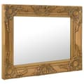 Miniatyrbilde 2 av 7: vidaXL Veggspeil barokkstil 50x40 cm gold
