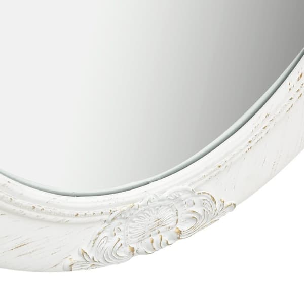vidaXL Väggspegel barockstil 50x60 cm vit