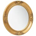 Miniatyrbild 2 av 5: vidaXL Väggspegel barockstil 50 cm guld