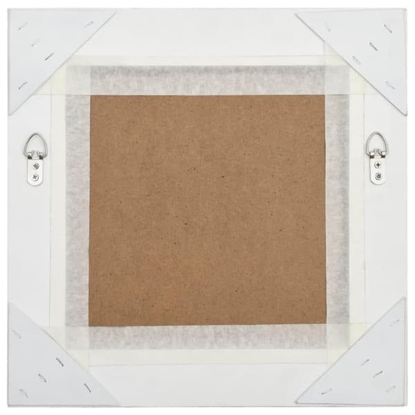 vidaXL Veggspeil barokkstil 40x40 cm hvit