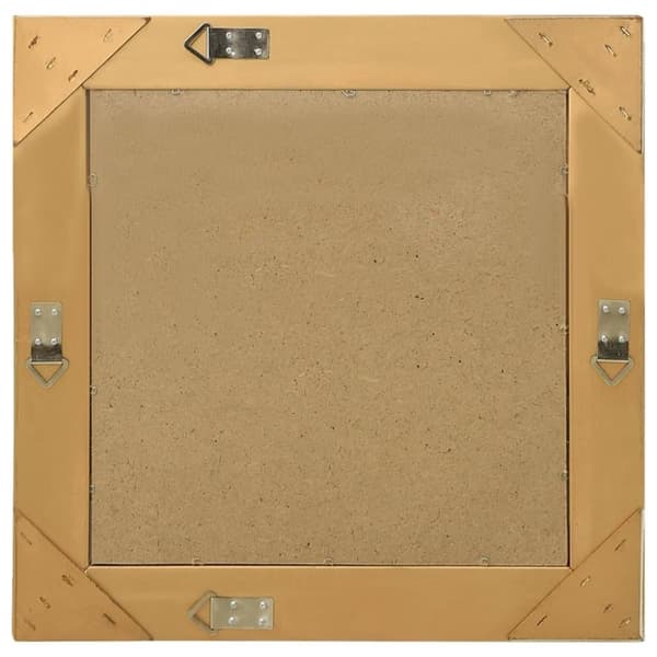 vidaXL Väggspegel barockstil 50x50 cm guld