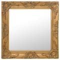 Miniatyrbild 1 av 6: vidaXL Väggspegel barockstil 50x50 cm guld