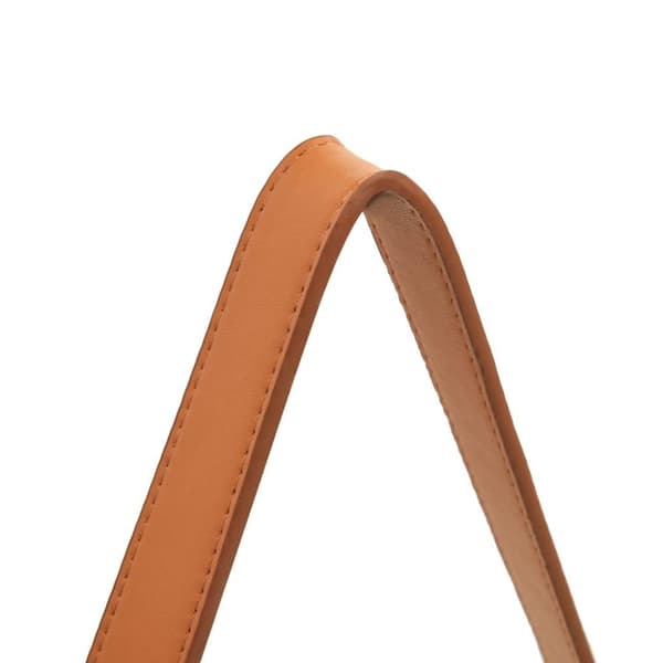 vidaXL Veggspeil med stropp 50 cm hvit