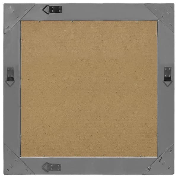 vidaXL Väggspegel barockstil 60x60 cm svart