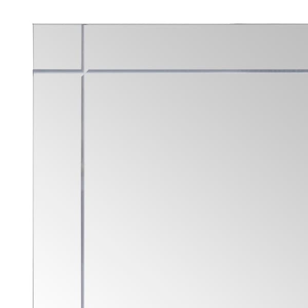 vidaXL Veggspeil 100x60 cm glass
